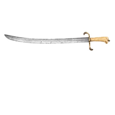 Lot 156 - Dutch Ivory-Hilted Falchion Circa 1620 Solid...
