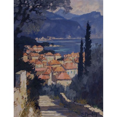 Lot 48 - Edouard Planchais French, 1909-1995 View of...