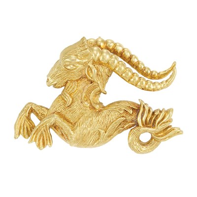Lot 409 - Gold Animal Clip-Brooch, David Webb