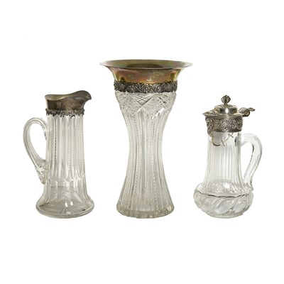 Lot 371 - Two Tiffany & Co. Sterling Silver Mounted...