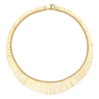 Lot 119 - Gold Fringe Necklace