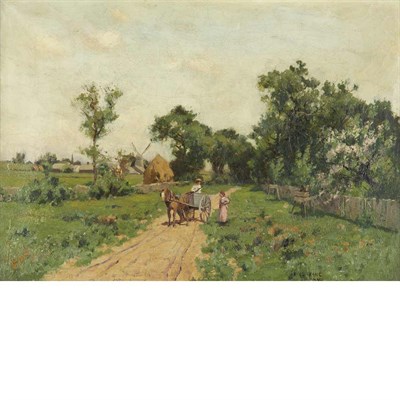 Lot 152 - Bruce Crane American, 1857-1937 Along Egypt...