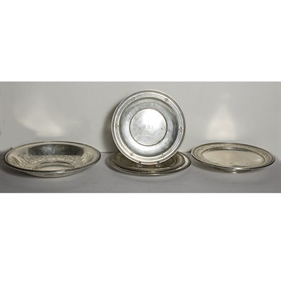 Lot 378 - Group of Five Sterling Silver Serving Dishes...