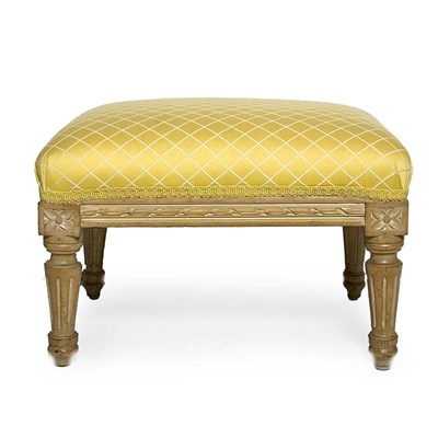 Lot 330 - Louis XVI Style Beechwood Stool Height 10...