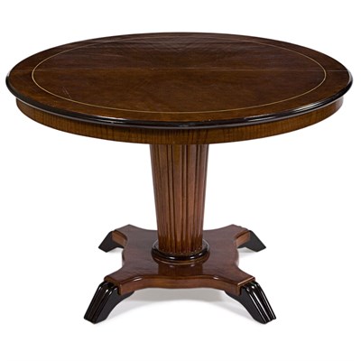 Lot 349 - Biedermeier Style Mahogany Expandable Center...