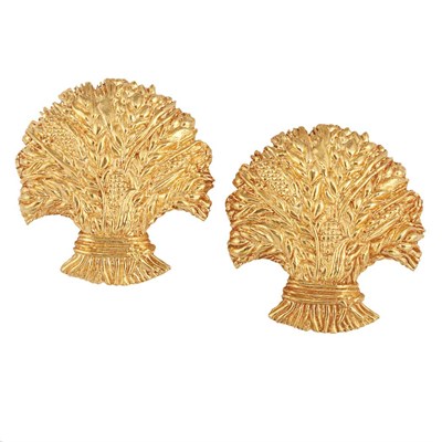 Lot 361 - Pair of Dominique Aurientis Wheat Sheaf Earclips