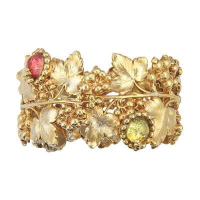 Lot 356 - Dominique Aurientis Gripoix Cuff Bangle Bracelet