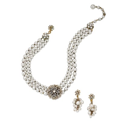 Lot 378 - Miriam Haskel Demi-Parure