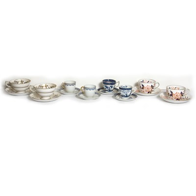 Lot 241 - Miscellaneous Group of Porcelain Teacups and...