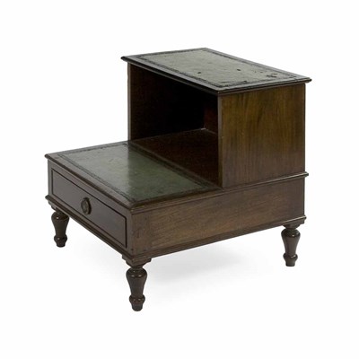 Lot 242 - Regency Style Mahogany Bed Steps Height 18 1/2...