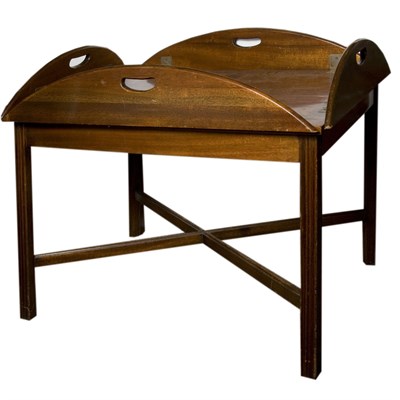 Lot 204 - George III Style Mahogany Butler's Tray on...