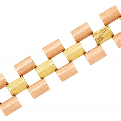 Lot 23 - Two-Color Gold Bracelet