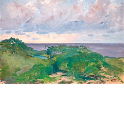 Lot 143 - Paul Resika American, b. 1928 Evening, Clouds,...