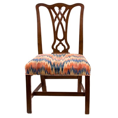 Lot 87 - George III Mahogany Side Chair Late 18th...