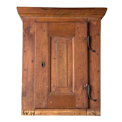 Lot 178 - Pine Hanging Cupboard Possibly Delaware Valley,...
