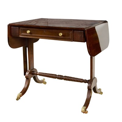 Lot 111 - Classical Mahogany Sofa Table Probably...