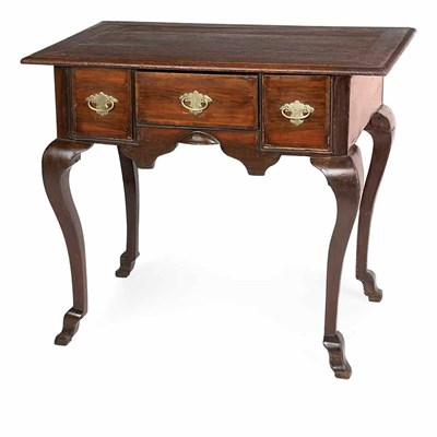Lot 186 - Queen Anne Pine and Fruitwood Dressing Table...