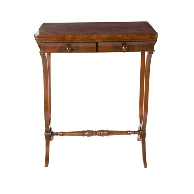 Lot 127 - Classical Maple and Mahogany Work Table First...