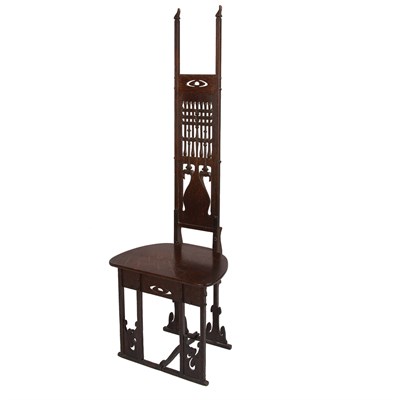Lot 153 - Charles Rohlfs American, 1853-1936 Tall Back...
