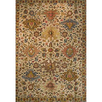 Lot 601 - Hooked Carpet Continental, mid 20th century...