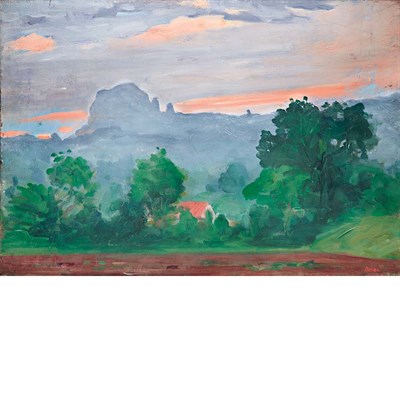 Lot 145 - Paul Resika American, b. 1928 Tepoztlan...