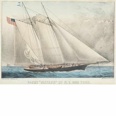 Lot 79 - Currier & Ives, publishers YACHT "METEOR" OF N....