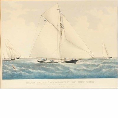 Lot 78 - Currier & Ives, publishers SLOOP YACHT...