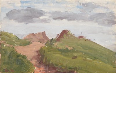 Lot 60 - Paul Resika American, b. 1928 On the Dune...