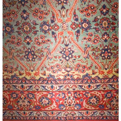 Lot 444 - Isfahan Carpet Central Iran, mid 20th century...