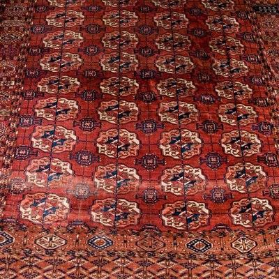 Lot 295 - Tekke Carpet West Turkestan, circa 1900 Four...