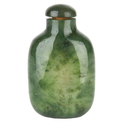 Lot 198 - Chinese Spinach Jade Snuff Bottle 19th Century...