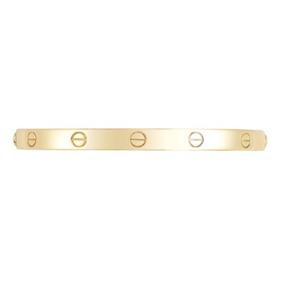 Lot 208 - Gold Love Bangle Bracelet, Cartier