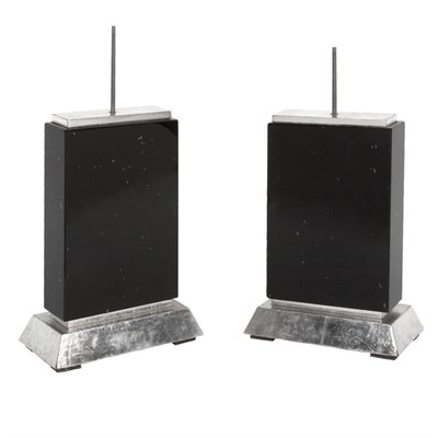 Lot 105 - 20th Century Design Pair of Lamps Polished...