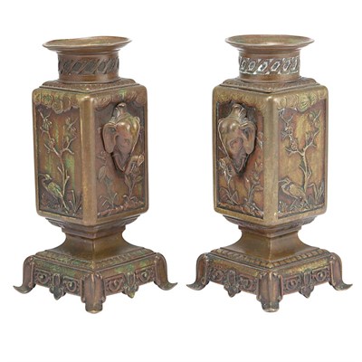 Lot 161 - Companion Pair of Aesthetic Movement Style...