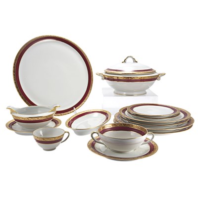 Lot 237 - Limoges Porcelain Dinner Service Approximately...