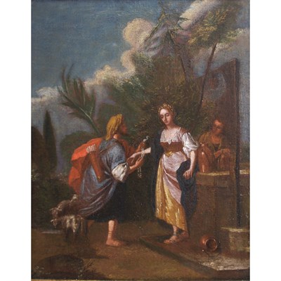 Lot 80 - North Italian School 17th century Rebecca and...