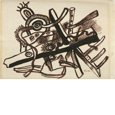 Lot 81 - Fernand Leger French, 1881-1955 Untitled, 1943...