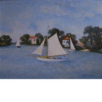 Lot 55 - Maurice Ghiglion-Green French, b. circa...