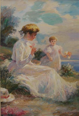 Lot 66 - L. Marcellus 20th Century Mother and Child...