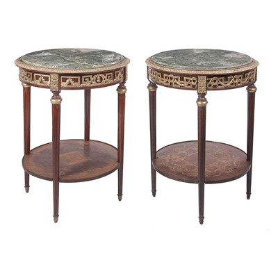Lot 389 - Pair of Louis XVI Style Gilt-Metal Mounted...