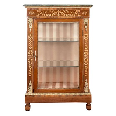Lot 544 - Louis XVI Style Gilt-Metal Mounted Marquetry...