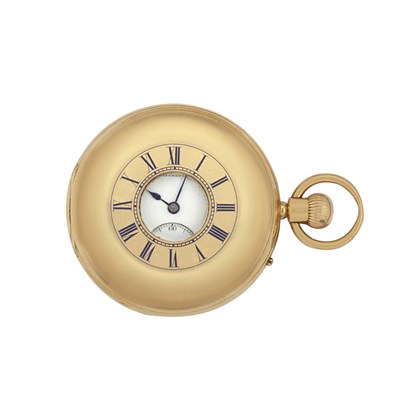 Lot 168 - Antique Gold Demi-Hunting Case Pocket Watch, Arnold & Son