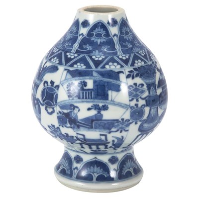 Lot 149 - Chinese Blue and White Glazed Porcelain Vase...
