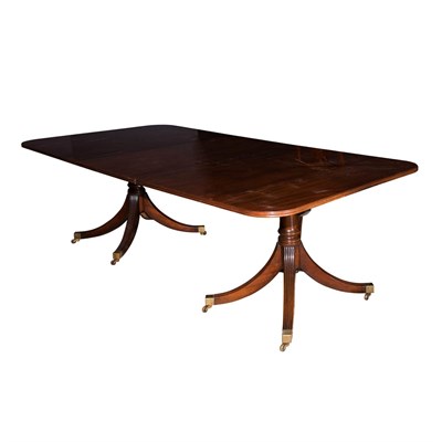 Lot 87 - George III Style Mahogany Double Pedestal...