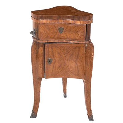 Lot 521 - Louis XVI Style Walnut Petite Table de...