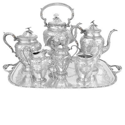 Lot 204 - M. Fred Hirsch Co. Sterling Silver Coffee and...