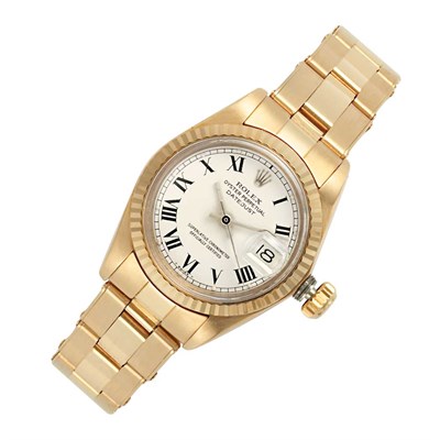Lot 204 - Gold Chronometer Wristwatch, Rolex