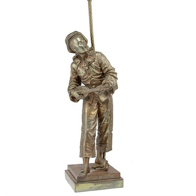 Lot 265 - Gilt-Bronze Figure of a Musician After a model...