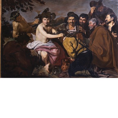 Lot 64 - After Velazquez Los Barrachos Bears signature...