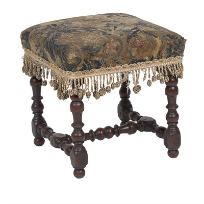 Lot 211A - Flemish Baroque Walnut Stool 17th/18th Century...